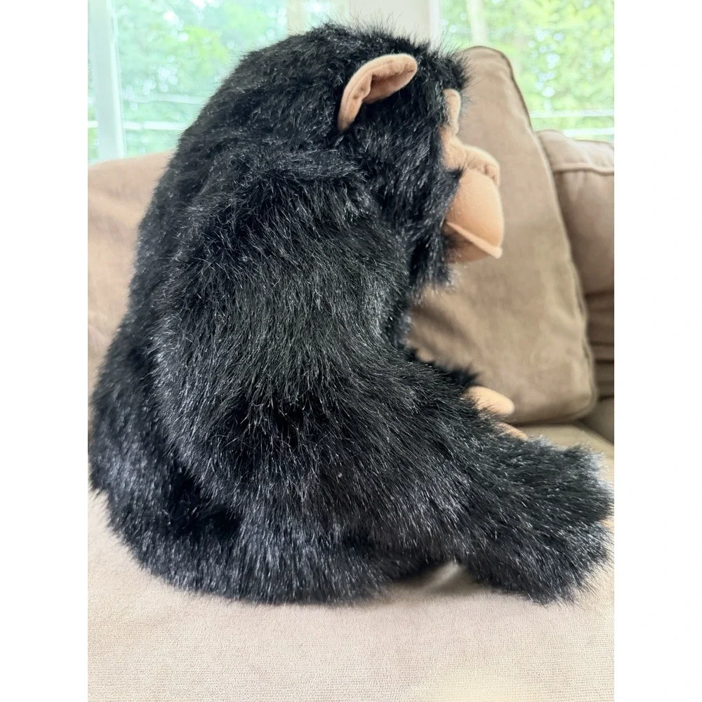 HANSA Chimpanzee Realistic Animal Stuffed Toy Sitting Mama Life Like Large Plush